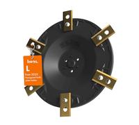 BEOS® Robot Lawnmower Tuning Blade Disc for 6X Blades - Glass Fibre Reinforced Blade Disc - Robot Lawnmower Turntable with 6 Blades for Worx Landroid L800 & L1000 (from 2020)