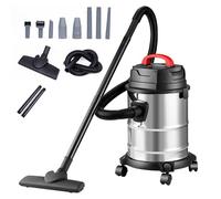 BEOSIOR 800W Wet & Dry Industrial Cylinder Vacuum Cleaner 18L Capacity, 19000Pa Suction, Powerful Bagless Interior Floor Cleaner for Carpets, Hard Floors & Liquid Spills