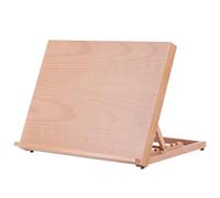 BEOSIOR A3 Drawing Board Large Adjustable Desktop Easel Portable Drafting Table Beech Wood Lightweight Folding Art Board
