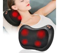 BEOSIOR Back Massager, Neck Massage, Shiatsu Pillow with Heat, Deep Tissue Kneading Massager for Neck, Back, Shoulder, Legs, Electric, Muscle Pain Relax, Gifts for Women Men Mum Dad