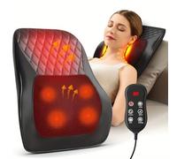 BEOSIOR Back Massager Neck Massager with Heat, 3D Kneading Massage Pillow for Stress, Massagers for Neck and Back, Shoulder, Leg, Gifts for Men Women Mom Dad, Stress Relax at Home Office and Car