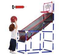 BEOSIOR Basketball shootings Frame, Portable Practice Net, Foldable Basketball Board Easy Setup, Adjustable Height for Kids & Adults, Outdoor Play Sports Equipment