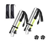 BEOSIOR Hiking Poles, 2pcs Walking Poles With Antishock and Metal Locks, Telescopic, Collapsible, Ultralight Aluminum Foldable Walking Sticks for Women Men