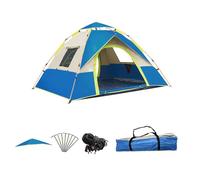 BEOSIOR Instant Pop Up Tent, Large Camping Tent for 3-4 People, 4 Season Waterproof and Windproof Lightweight, Portable Outdoor Tent for Outdoor Hiking Backpacking