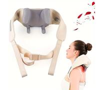BEOSIOR Neck Massager, 3D Deep Tissue Massage with Heat for Pain Relief, Portable Back Shoulder Electric Kneading Massager, Use at Home, Perfect Gifts for Women and Men