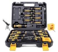 BEOSIOR Premium Magnetic Screwdriver Set - 42pcs Screwdrivers with Magnetic Tips & Comfort Grip, Cross-Head, Flat Heads & Heavy Duty Storage Case - Precision Screwdriver Set with Case