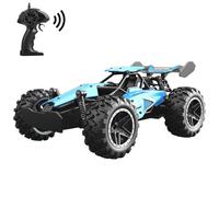 BEOSIOR Remote Control Cars - 2.4GHz High-Speed RC Car for Kids, 15KM/H 1:18 Off-Road Remote Control Car, Electric Truck Toy for Boys & Girls Gifts (Blue)