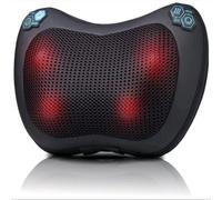 BEOSIOR Shiatsu Neck Back Massager Pillow with Heat, 3D Deep Tissue Kneading Massage for Shoulder, Neck,Back Massager for Home Office and Birthday Gifts for Women Men Mom Dad Fathers Day