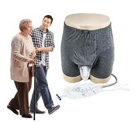 BEOTAY 66 To 86CM, Male Urine Collection System,Wearable Urinal for Men,Two 500Ml Urine Collection Bag,Reusable Male Incontinence Devices,External Urinary Catheter for Male,Silicone