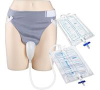 BEOTAY Male, Wearable Urinal Bag,Urine Collector for Men,Urinary Drainage Bag System(2000Ml & 1000Ml),Male Incontinence Devices,Reusable