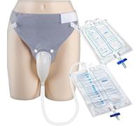 BEOTAY Older Male, Wearable Urinal Bag,Urine Collector for Men,Urinary Drainage Bag System(2000Ml & 1000Ml),Male Incontinence Devices,Reusable