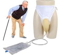 BEOTAY Wearable Urinal for Men,Professional Urine Collector for Men,1000Ml External Urinary Catheter for Male,Urine Collection Bag for Bedridden Patients,Latex Material