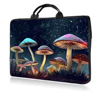BEOTIWAD 13-14 Inch Laptop Sleeve Case,Notebook Sleeve PC Messenger Bag with Handle Durable Travel Laptop Bag Handbag for Laptop/Notebook/Tablet Laptop,Colorful Mushrooms