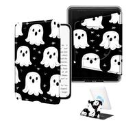 BEOTIWAD 360° Rotating Case for 6" Basic Kindle 11th Generation 2022/2024,Magnetic Detachable Stand Smart Cover with Clear Back, Auto Wake/Sleep,Cute Witches