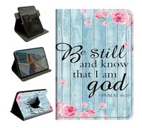 BEOTIWAD 360 Rotating Case for Amazon Kindle Scribe 10.2" (2022 Release / 2024),Slim Folio Protective Cover with Multi-Angle Stand, Smart Auto Sleep/Wake Shell,Psalm 46-10 Be Still