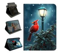 BEOTIWAD 360 Rotating Case for iPad mini 5 / Mini 4 7.9 Inch (2019/2015 Release),Slim Folio Protective Cover with Multi-Angle Stand, Smart Auto Sleep/Wake Shell,Northern Cardinal Bird