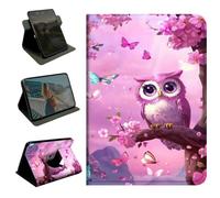 BEOTIWAD 360 Rotating Case for Kindle Paperwhite 12th Generation 7" 2024 Release & Kindle Colorsoft 2024/2025,Slim Smart Cover with Multi-Angle Stand & Auto Wake/Sleep,Cute Little Owl