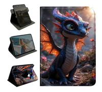 BEOTIWAD 360 Rotating Case for Microsoft Surface Pro 7 Plus/7/6/5/4 12.3 Inch,Slim Folio Protective Cover with Multi-Angle Stand, Smart Auto Sleep/Wake Shell,Blue Litle Dragon