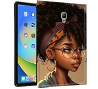 BEOTIWAD Black TPU Tablet Case for Samsung Galaxy Tab A 8.0 2017 Model T380/T385,Slim TPU Back Shockproof Shell Cover for Galaxy Tab A 8.0 2017 Model T380/T385,Black African American