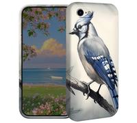 BEOTIWAD Blue Jay Bird Phone Case for iPhone 6 4.7" Hard PC Full Protective Cover Design Shockproof Protective Cover for iPhone 6 4.7"