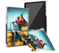 BEOTIWAD Cardinal Bird Clear Case for Samsung Galaxy Tab A8 10.5 inch 2022 Model (SM-X200/X205/X207) with Kickstand and Pencil Holder,Transparent TPU Back Shockproof Shell Cover
