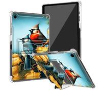 BEOTIWAD Cardinal Bird Clear Case for Samsung Galaxy Tab A9+ 10.9 Inch 2023 Model (SM-X210/X216/X218) with Kickstand and Pencil Holder,Transparent TPU Back Shockproof Shell Cover