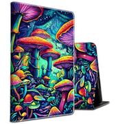 BEOTIWAD Case for 6" Kindle 10th Generation 2019 Released and Kindle 2019 10thGen e-Reader Psychedelic Mushroom Forest Theme PU Leather Smart Stand Protective Cover