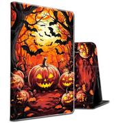BEOTIWAD Case for 6" Kindle 10th Generation 2019 Released and Kindle 2019 10thGen e-Reader Pumpkins in The Woods Theme PU Leather Smart Stand Protective Cover