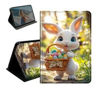 BEOTIWAD Case for Amazon Amazon Kindle (10th Generation, 2019 Release) 6",PU Leather Stand Smart Protective Cover with Auto Wake/Sleep,Multi-Angle Viewing Case,Easter Bunny Rabbit