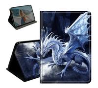 BEOTIWAD Case for Lenovo Tab M10 Plus 10.3" 2020,PU Leather Stand Smart Protective Cover with Auto Wake/Sleep,Multi-Angle Viewing Case,Blue Dragon