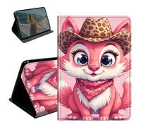 BEOTIWAD Case for Lenovo Tab M8 TB-8505F 8.0", Slim PU Leather Smart Stand Cover with Secure Magnetic Closure, Shockproof Protective Shell for Lenovo Tab M8 HD,Pink Fox Cub