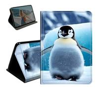 BEOTIWAD Case for Microsoft Surface Go 3/2 10.5" & Surface Go 10",PU Leather Stand Smart Protective Cover with Auto Wake/Sleep,Multi-Angle Viewing Case,Penguin Baby