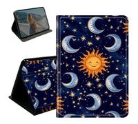 BEOTIWAD Case for Microsoft Surface Go 3/2 10.5" & Surface Go 10",PU Leather Stand Smart Protective Cover with Auto Wake/Sleep,Multi-Angle Viewing Case,Sun and Smile Moon