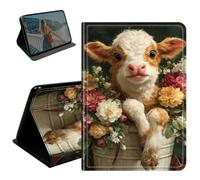 BEOTIWAD Case for Microsoft Surface Pro 7/6/5/4 & Pro 7 Plus 12.3",PU Leather Stand Smart Protective Cover with Auto Wake/Sleep,Multi-Angle Viewing Case,Flower Bucket Calf