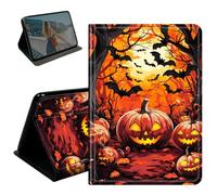 BEOTIWAD Case for Microsoft Surface Pro 8 13" 2021,PU Leather Stand Smart Protective Cover with Auto Wake/Sleep,Multi-Angle Viewing Case,Pumpkins in The Woods