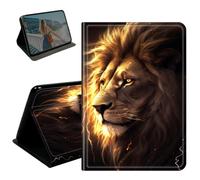 BEOTIWAD Case for Microsoft Surface Pro 8 13" 2021,PU Leather Stand Smart Protective Cover with Auto Wake/Sleep,Multi-Angle Viewing Case,Lion with Lightning