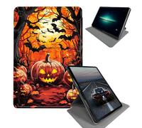BEOTIWAD Case for Samsung Galaxy Tab A 8.0 Case 2019 SM-T290/ T295/ T297-360 Rotating Stand Folding Protective Cover with Auto Sleep/Wake,Pumpkins in The Woods