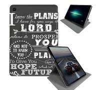 BEOTIWAD Case for Samsung Galaxy Tab A 8.4 2020 Model SM-T307-360 Rotating Stand Folding Protective Cover with Auto Sleep/Wake,Jeremiah 29-11 Bible Verse