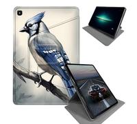 BEOTIWAD Case for Samsung Galaxy Tab A 8.4 2020 Model SM-T307-360 Rotating Stand Folding Protective Cover with Auto Sleep/Wake,Blue Jay Bird