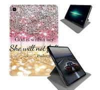 BEOTIWAD Case for Samsung Galaxy Tab A 8.4 2020 Model SM-T307-360 Rotating Stand Folding Protective Cover with Auto Sleep/Wake,Christian Bible Psalm 46-5