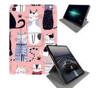 BEOTIWAD Case for Samsung Galaxy Tab A7 10.4 Inch (SM-T500 / T505 / T507)-360 Rotating Stand Folding Protective Cover with Auto Sleep/Wake,Cute Poses Cats