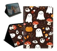 BEOTIWAD Case for Samsung Galaxy Tab A7 Lite 8.7" 2021, Slim PU Leather Smart Stand Cover with Secure Magnetic Closure, Shockproof Protective Shell for Samsung SM-T220 T225,Ghosts Mushrooms