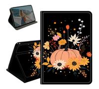 BEOTIWAD Case for Samsung Galaxy Tab A9 8.7" & Tab A11,PU Leather Stand Smart Protective Cover with Auto Wake/Sleep,Multi-Angle Viewing Case,Pumpkin Fall Flowers