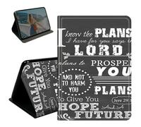 BEOTIWAD Case for Samsung Galaxy Tab A9 Plus 11" & Tab A11 Plus,PU Leather Stand Smart Protective Cover with Auto Wake/Sleep,Multi-Angle Viewing Case,Jeremiah 29-11 Bible Verse