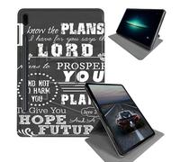 BEOTIWAD Case for Samsung Galaxy Tab S9 11inch 2023/X710/X716B/X718U/S9 FE 10.9inch/S10 FE 2025-360 Rotating Stand Folding Protective Cover with Auto Sleep/Wake,Jeremiah 29-11 Bible Verse