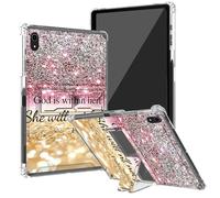 BEOTIWAD Christian Bible Psalm 46-5 Clear Tablet Case for iPad 10th Generation 10.9 Inch 2022 with Kickstand and Pencil Holder,Transparent TPU Back Shockproof Shell Cover for iPad 10th 2022