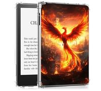 BEOTIWAD Clear Case for 6" Kindle 11th Generation 2024/2022 Released & Kindle Signature Edition Transparent Slim TPU Back Shockproof Shell Cover,Majestic Phoenix Rising