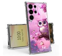 BEOTIWAD Cute Little Owl Clear Case for Samsung Galaxy S25 Ultra 6.9" Slim Transparent Anti-Yellow TPU Military Protective Tough Durable Bumper Protective Cover for Samsung S25 Ultra