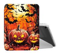 BEOTIWAD for iPad 10.2 & 10.5/iPad 9th/8th/7th Generation 10.2" 2021 2020 2019 Case Mutil Angles Folding Y-Shaped Stand Cover with Pencil Holder Auto Wake/Sleep,Pumpkins in The Woods