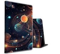 BEOTIWAD for Samsung Galaxy Tab A8 10.5 inch 2022 Model (SM-X200/X205/X207) Case, PU Leather Auto SleepWake Stand Cover with Adjustable Angle for Samsung A8 2022 Tablet,Starry Night Moons Sun